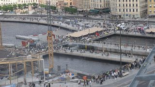 Stockholm Projekt Slussen Juni 2024 Del 48 UHD 4K [upl. by Annaiuq]