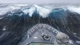 Estos BARCOS Quedaron Atrapados en OLAS MONSTRUOSAS DESASTRES NATURALES [upl. by Oballa]