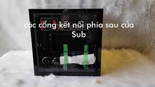 Sub điện Yamaha NS SW 300 giá 7100000 chính hãng sản xuất tại Indonesia 0916 142 460 [upl. by Nealson]