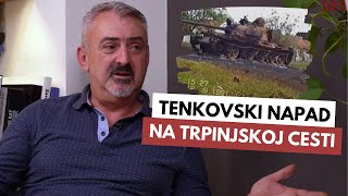 Srbin o prvom tenkovskom napadu na Trpinjsku cestu quotIde njih 1500 a nas 5 ih čekamoquot [upl. by Gelman423]