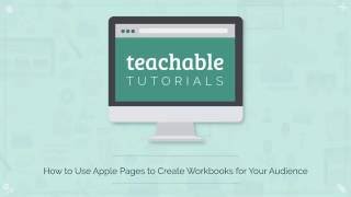 How to Use Apple Pages to Create Editable Workbooks for Your Business or Online Course [upl. by Aileme]