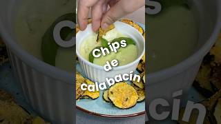 Calabacín crujiente 🥒 chips recetas recetasfaciles [upl. by Hopkins]