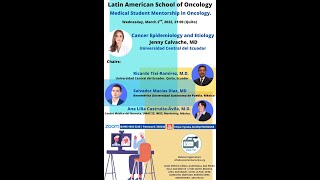 Cancer Epidemiology and Etiology Jenny Calvache MD [upl. by Yecam246]