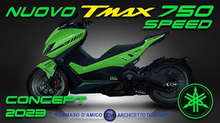 NUOVO TMAX 750 SPEED – Sua Maestà va veloce [upl. by Ahsilat]