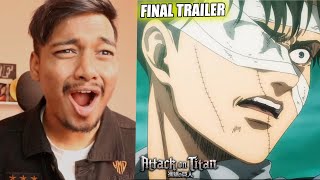 AOT FINAL SEASON FINAL TRAILER🔥BBFisLive [upl. by Enitsirk]