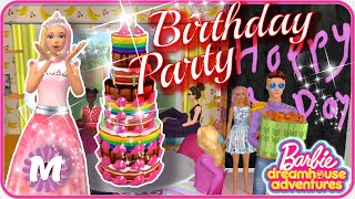 Barbies Surprise Birthday Party Barbie Dreamhouse Adventures Game [upl. by Cloots789]