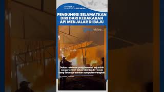 Tenda Pengungsi RS AlAqsa Terbakar Hebat Warga Merangkak Selamatkan Diri Api Menjalar di Tubuh [upl. by Terej]