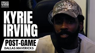 Kyrie Irving Discusses Spencer Dinwiddie Impact Mavs vs Jazz amp Taylor Hendricks Tragic Leg Break [upl. by Mehalek]