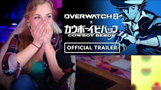 quotOverwatch 2 x Cowboy Bebopquot Collab Trailer Cakes Blind Reaction🤩 [upl. by Cole449]