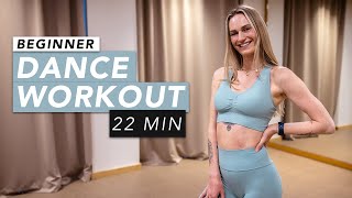 HOME WORKOUT  22 MIN DANCE WORKOUT  BEGINNER  KRISTIN [upl. by Buyer257]