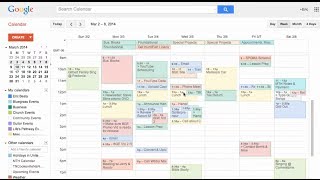 How I Plan My Week Using Google Calendar Pt 1 [upl. by Nasus]