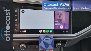 Ottocast A2Air Adattatore wireless Android Auto  Buona la prima  Recensione [upl. by Salena]