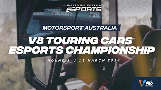 2024 Motorsport Australia V8 Touring Car Esports Championship  Round 1  Sebring [upl. by Ariday37]