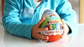 Kinder Surprise Easter Edition Big Egg  BIG Surprise​​​ [upl. by Rustice]