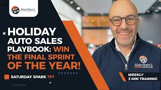 Holiday Auto Sales Playbook Win the Final Sprint of the Year [upl. by Argile]