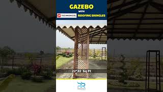 GAZEBO with TECHNONICOL Roofing Shingles  R R Building Products [upl. by Lemert]