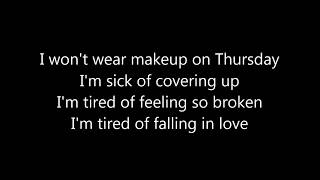 Jess Glynne  Thursday LYRICS [upl. by Haron481]