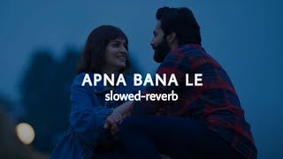 Apna Bana Le  Slowed And Reverb  Bhediya  Varun Dhawan Kriti Sanon Arijit Singh  HalfSlowed [upl. by Elisha]