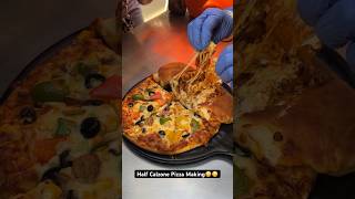 Half Calzone Pizza Making😵🙄 Indian food [upl. by Karin]