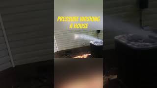 How to Pressure Wash a house with a down stream injectorpressurewashing housewashing powerwashing [upl. by Alika]