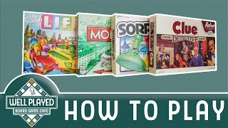 How to Play The Classics  Game Tutorial by Well Played Board Game Cafe [upl. by Anelav]