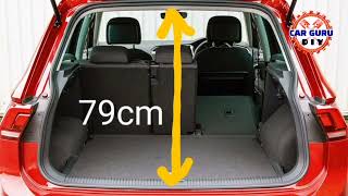 VW Tiguan boot dimensions in cm 2016present CarGuruDIY [upl. by Yerag375]