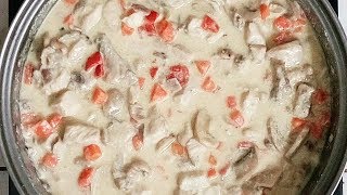 Chicken Ala King  Creamy Mushrooms Chicken  Quick and Easy Recipe [upl. by Thayne]