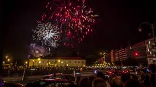 Feu dartifice du 21 juillet 2017 à Bruxelles [upl. by Ardnohsed]