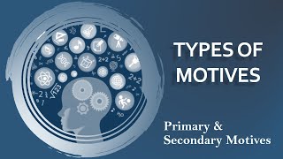 Types of Motives  Primary Motives  Secondary Motives [upl. by Ransom]