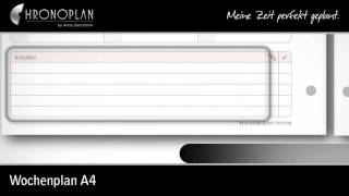 Kalendereinlagen Chronoplan A4 Jahr 2016 50706 [upl. by Andrej107]