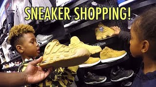 Tekkerz Kid goes Sneaker Shopping  Nike Jordan Sneaker Collection [upl. by Ydal]