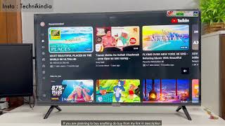 iFFALCON TCL 40 inch F53 TV at 13K only  Full HD LED TV Review  Android 11  App support [upl. by Luy]