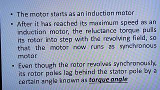 Synchronous Reluctance motorconstruction working principle and types PNB [upl. by Arraic650]