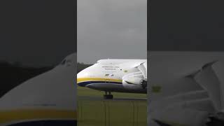 Antonov Design Bureau An124 Dep  Doncaster Airport Airlines aviation aircraft planespotting [upl. by Llyrehc]