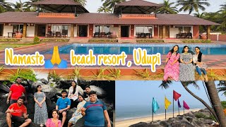 Namaste homestay and beach resort Udupi  Team outing  fun  activities  travelling [upl. by Hoeve]