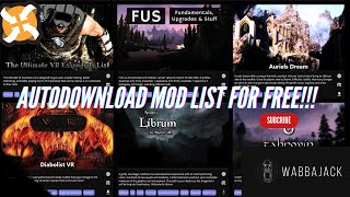 How to Autodownload WABBAJACK MODLISTS without NEXUS PREMIUM [upl. by Rochelle]