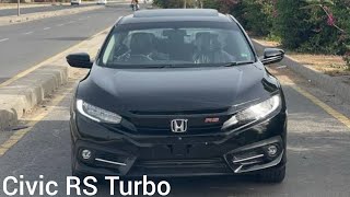 Honda Civic 15 RS Turbo 2020 ASMR Walkaround Review [upl. by Switzer]