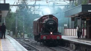 GWR 4900 Class No 5972 Olton Hall AKA Hogwarts Castle  Light Engine  4714 [upl. by Annairb]