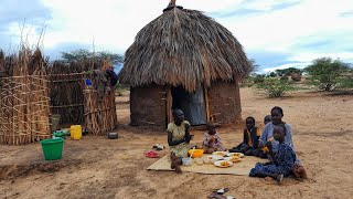 African Traditional village way of cooking mushrooms using Ash water [upl. by Retseh]