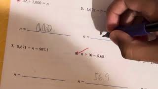 Division patterns with decimals  Grade 5 Math [upl. by Hoshi]