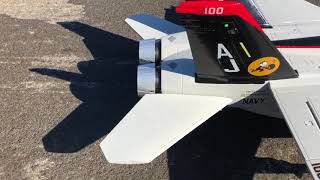 Freewing F18 90mm elevator flutter [upl. by Aytak]