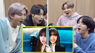 BTS Reaction to LISA  LALISA MV [upl. by Alcinia]