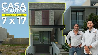 CASA con Excelente DISTRIBUCIÓN em SOLO 7M DE FRENTE   Obras Ajenas  ENTASIS MX [upl. by Reffineg]