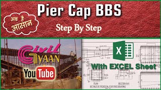 Major Bridge Pier Cap BBS  Pier Cap Bar Bending Schedule [upl. by Beall]