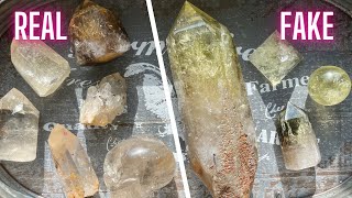 HOW TO SPOT REAL VS FAKE CITRINE MY 4 TIPS TO BECOME AN EXPERT INDUSTRY SECRETS [upl. by Eimmis]