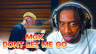 HE LET EVERYTHING OUT ON THIS TRACK  mgk  dont let me go Official Music Video  Reaction [upl. by Danica903]