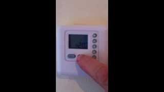 How to program a hortsmann programmable room thermostat [upl. by Cressida]