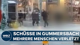 GUMMERSBACH Schüsse in der Fußgängerzone – mehrere Menschen verletzt  EILMELDUNG [upl. by Yrot]