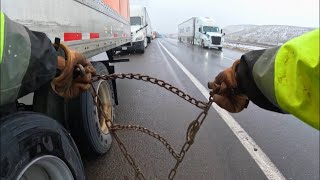 Evita estos errores al poner cadenas en la nieve❄️🚛 [upl. by Jonathon244]