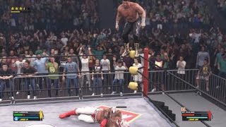 Rey Mysterio VS Eddie Guerrero Wwe2k23 [upl. by Bocoj]